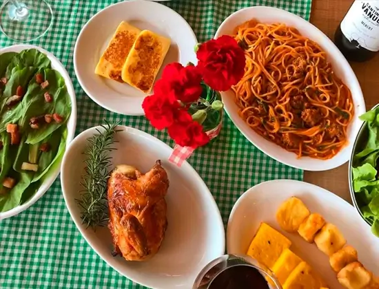 modelo imagem dos roteiros almoço